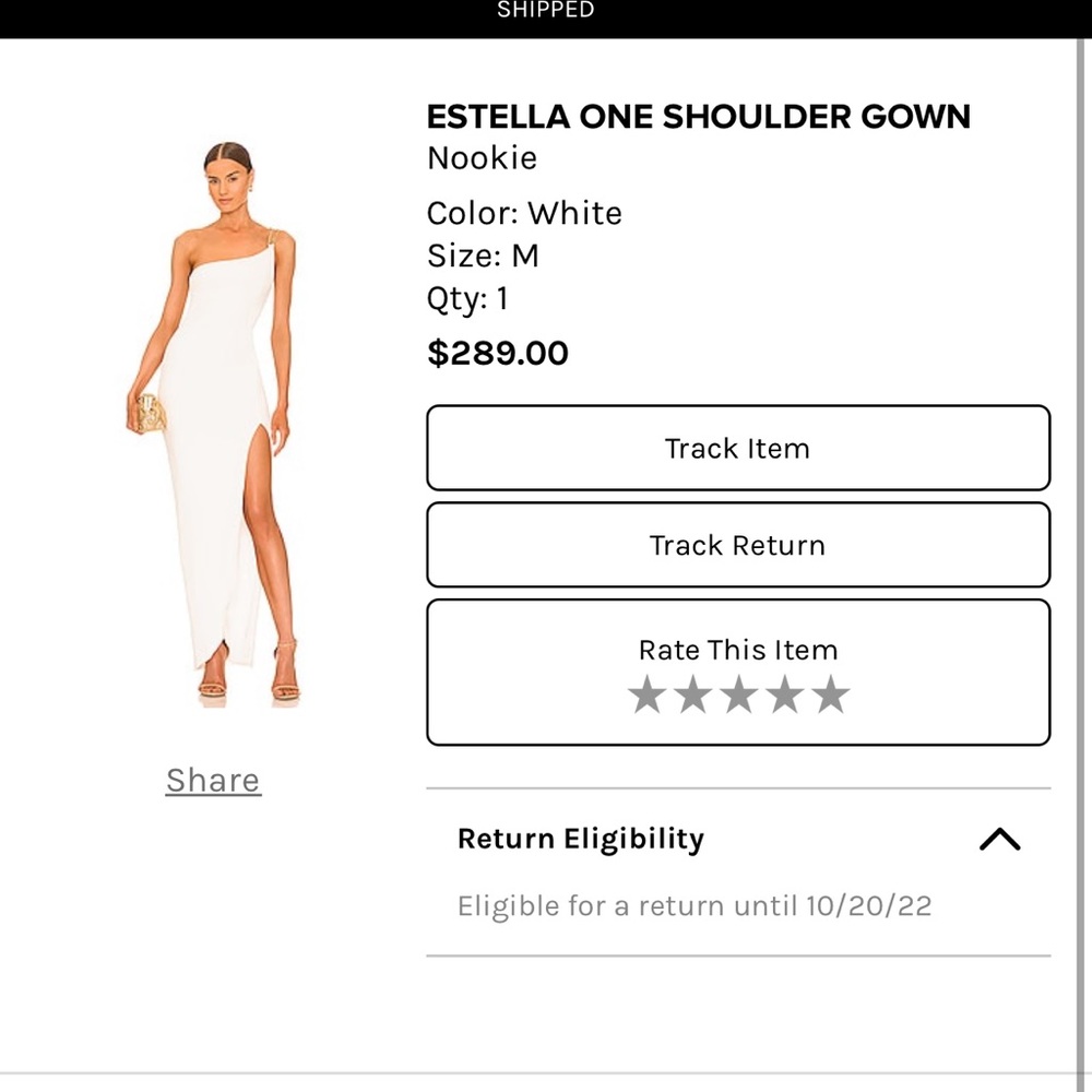 Nookie Estella gown revolve